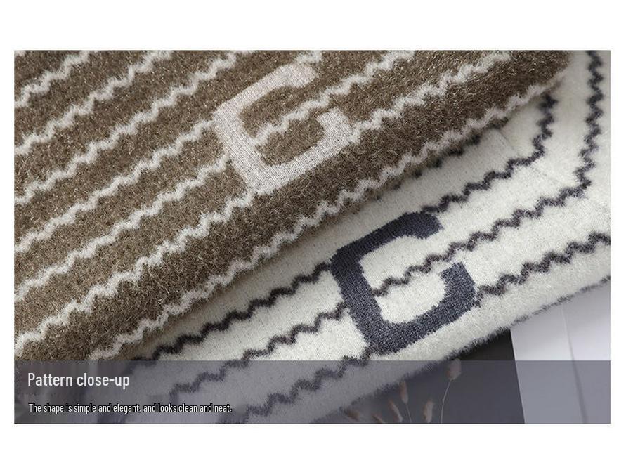 Herr Mink Cashmere Höghalsad Tröja - Vinter Förtjockad Stickad Trend