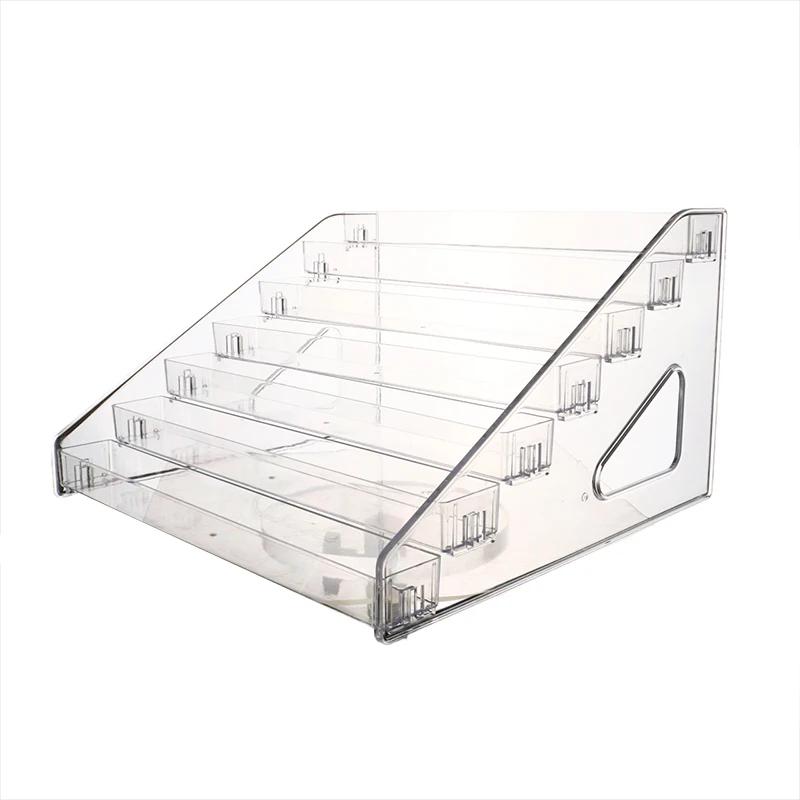 3/4/5/6/7 Schichten Nagellack Displayständer Klarer Kosmetik Display Rack Halter Ätherisches Öl Flasche Organizer Lagerung