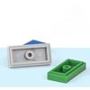 50pcs MOC Flat Tile 3069 Accessories 1x2 Smooth Panel Assemble Parts Thin Building Blocks Educational Toys Compatible Brand
