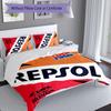 3pcs Honda Logo pattern bedding set duvet cover set includes duvet cover &pillowcases, perfect all season bedroom decoration & gift