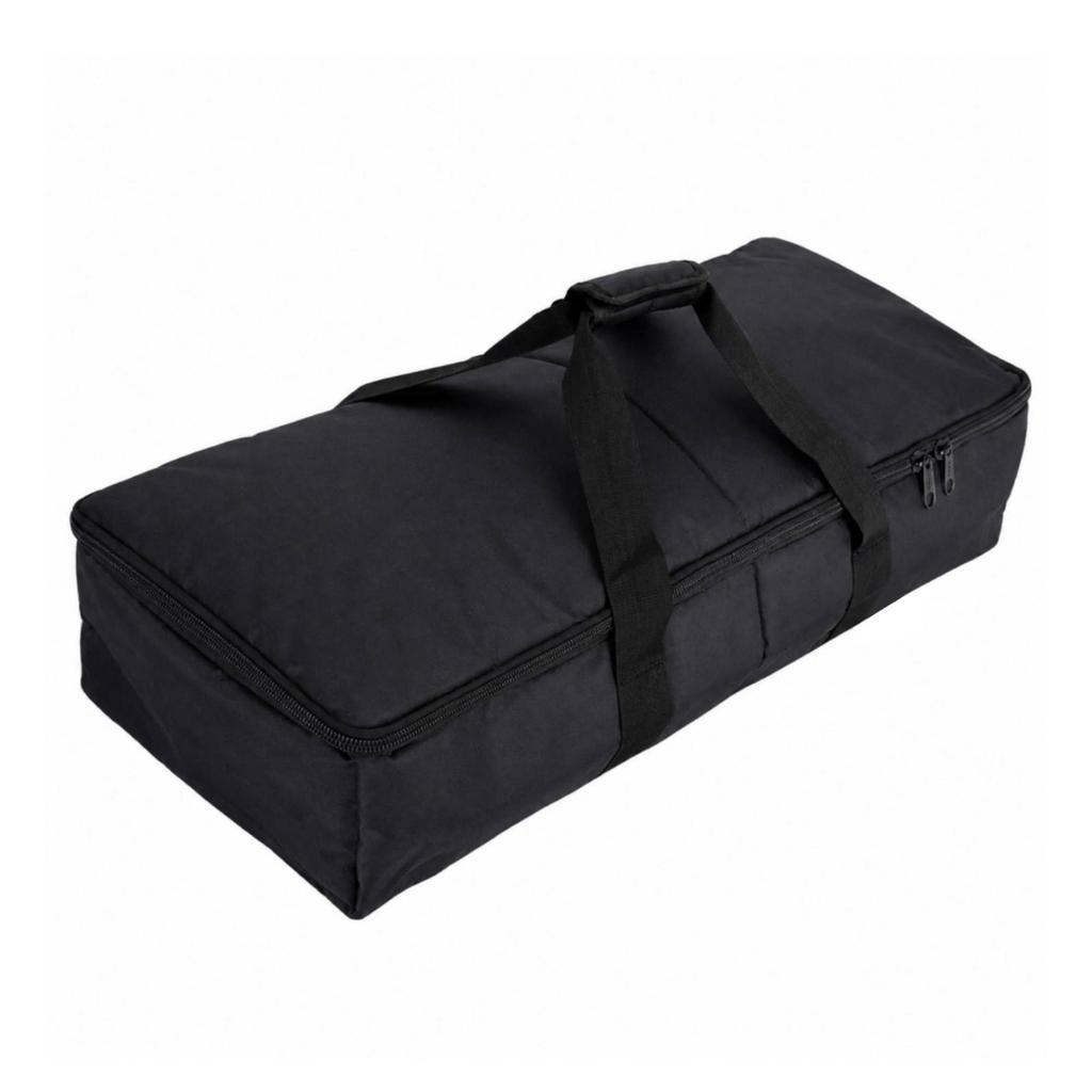 Padded Speaker Bag with Interior Divider Safekeeping for Performances, Karaoke