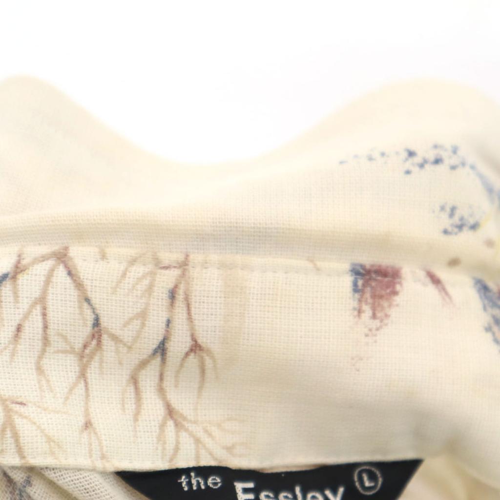 70s vintage Overall handle Long sleeve shirt L beige Men's Used