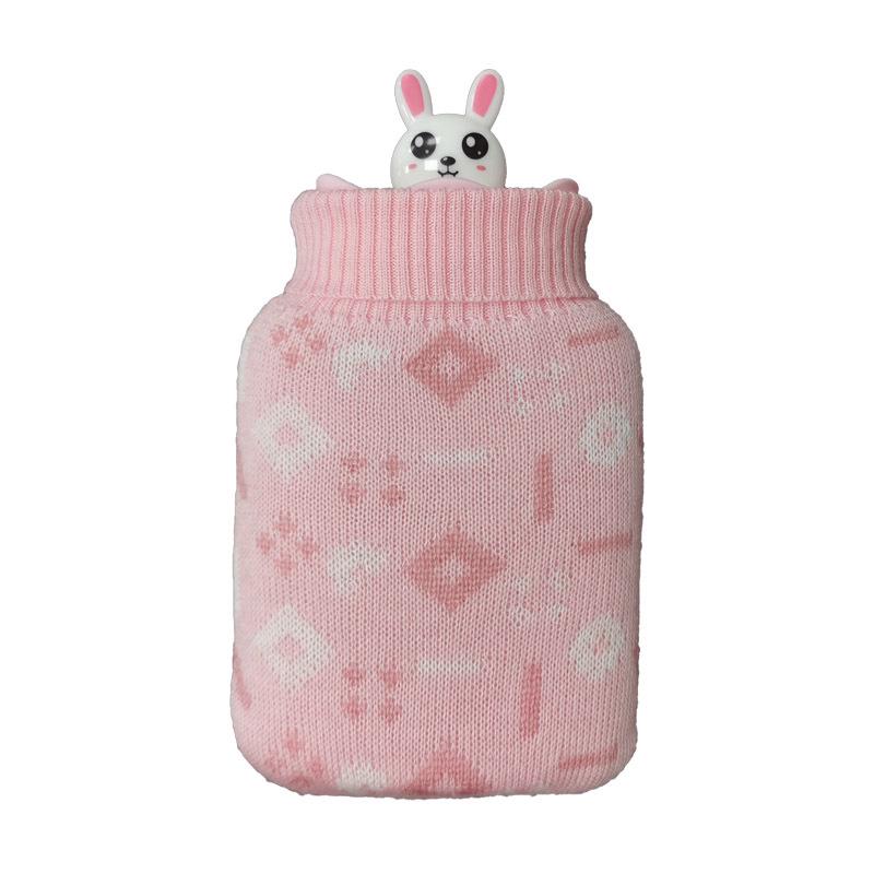 Silicone Explosion-Proof Hot Water Bottle: Portable, Microwaveable Mini Hand Warmer