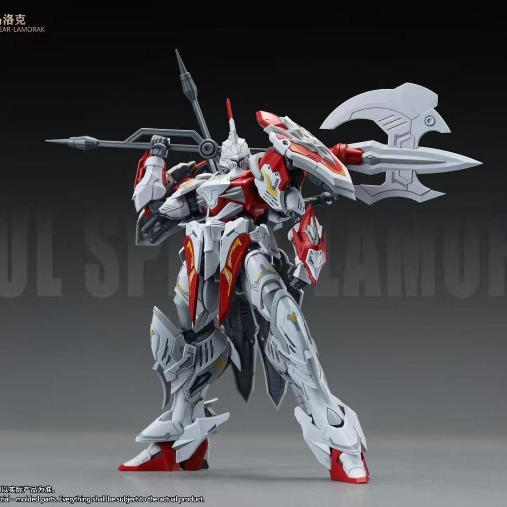 SNAA 16CM Knights of the Round Table Spirit Gun Lamorak DIY Snap-Fit Movable Model Kit Chinese IP Action Figure Gift for Boys