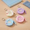 Mini Electronic Drum Keychain Portable Recordable Musical Toy Cute Cartoon Pendant Kids Backpack Bag Decor Stress-Relief Gift