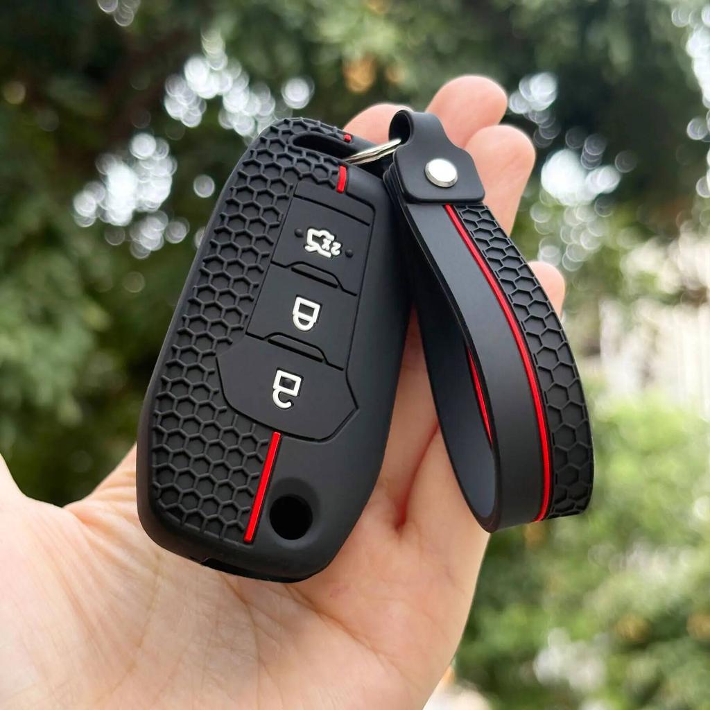 Keychain Protection For Ford Mustang Fusion Explorer Ka Focus S-Max Fiesta Silicone Car Key Case Cover Accessories