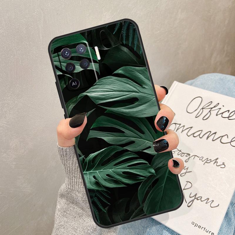 

Summer Tropical Plants Leaf Case For Oppo A5 Pro A15 A17 A57 A77 A94 A74 A54 A16 A76 A96 A40 A60 A80 A18 A38 A58 A78 A98 OPPO A74 5G