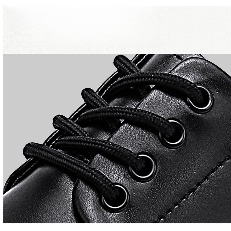 Men's Genuine Leather Business Casual Shoes Youth Fashion Casual Platform Shoes Men's All-match Outdoor Breathable Shoes Soft Wedding Shoes