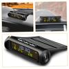 Solar Powered Car Clock Thermometer Digital Dashboard Clock with Temperature Display Date for Vehicles Essential Car Accessory for Accurate Readings