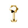ASTM F136 G23 Titanium 16G Snake Bee Drop Butterfly Internal Thread Labret Piercing Scorpion Flower Cross Daith Conch Earring