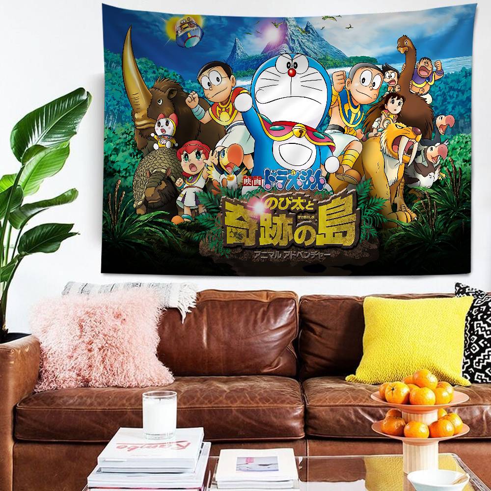 Classic Anime DDoraemon Hanging Bohemian Tapestry Bohemian Wall Tapestries Mandala Cheap Hippie Wall Hanging