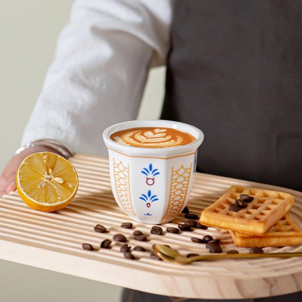 Anti-scald Latte Coffee Mugs Ceramics Cappuccino Teacup New Espresso Cups Room Restaurant