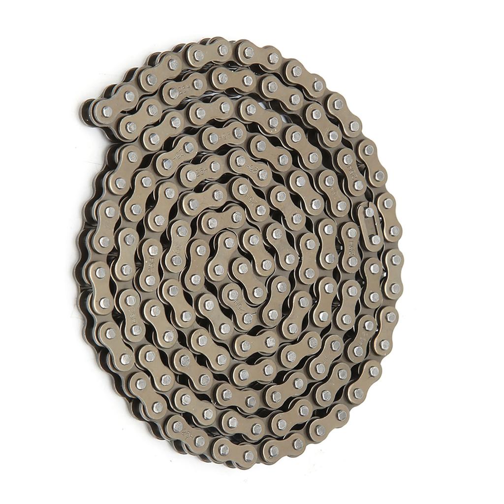 25H 158Links Stainless Steel Chain Fits for 47cc 49cc Pocket Bike Mini Quad ATV Scooter