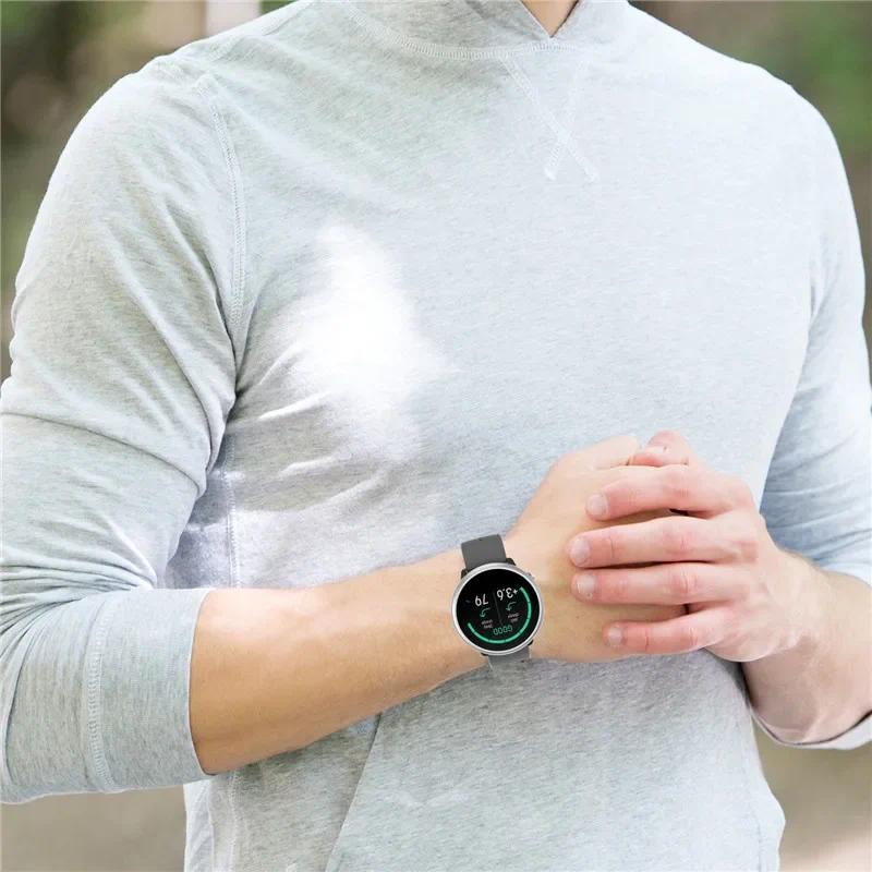 For Samsung Galaxy Watch 3/46mm/42mm/Active 2/Gear S3 Frontier Silicone Bracelet Huawei Watch GT/2/2E/Pro Strap