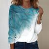 Long Sleeve Shirts For Women Cute Print Graphic Tees Blouses Casual Plus Size Basic Tops Pullover