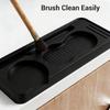 Non-Slip Espresso Tamping Pad Food-Grade Silicone Distributor Brush Mat  Countertop Use