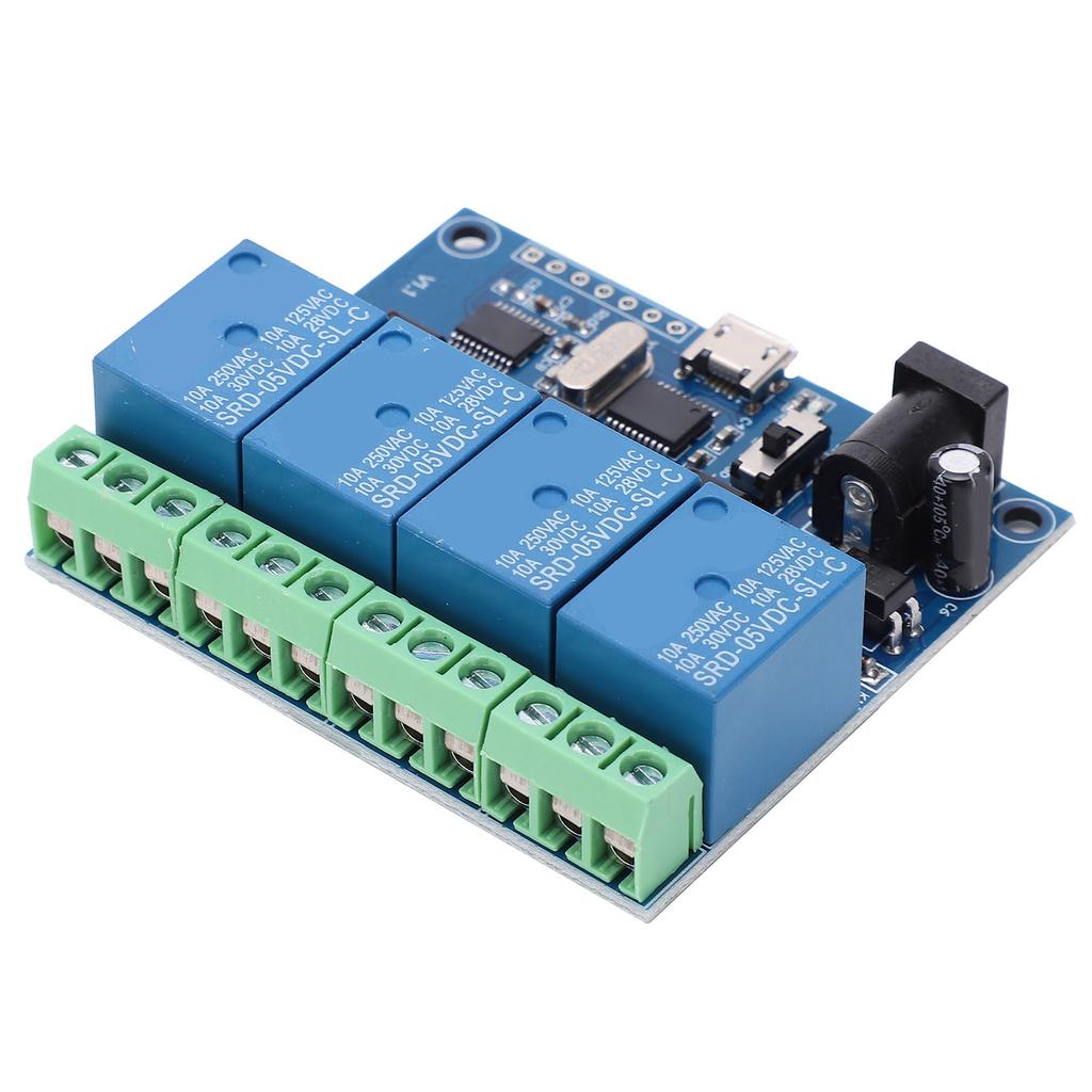 DC5V 4 Channel Relay Module USB Computer Control Relay Switch High Performance Chip LCUS-4