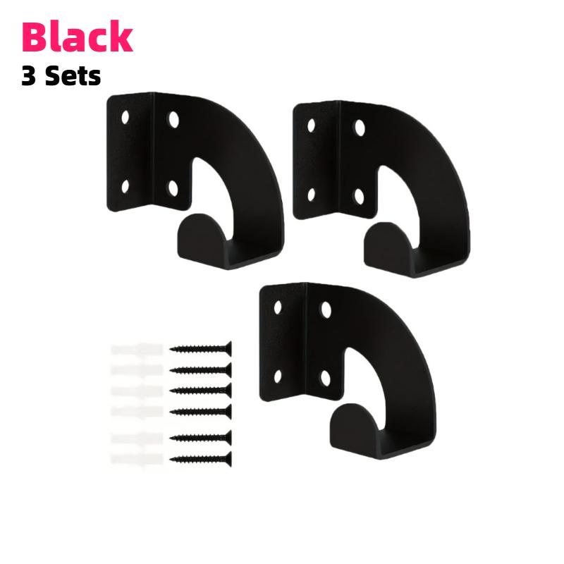 

3 Pack Heavy Duty Metal Chainsaw Wall Mount with Tool-Free Installation Locking Mechanism Garage Storage Rack Vertical Organizer