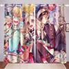 Hanako-kun Cerejeira Japonesa Home Decor Kitchen Living Room Bedroom Curtains For Blackout Curtains Christmas Gifts