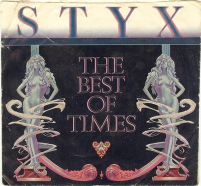 7-Zoll Schallplatte STYX - The Best Of Times AM2300 A&M Records 1980 US Rock Gebraucht