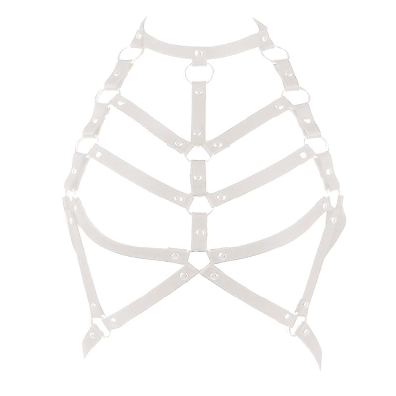 

Fashionable Punk Waist Chain Belt Trendy Unique Waistband Elegant Waist Belt for Creating Edgy Looks at Event белый