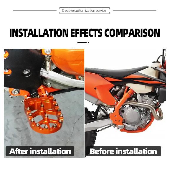 Footrest Footpeg Foot Pegs For KTM SX SXF EXC EXCF XC XCF XCW SX-F EXC-F 125 150 250 350 450 500 For Gas Gas MC EC For Husqvarna