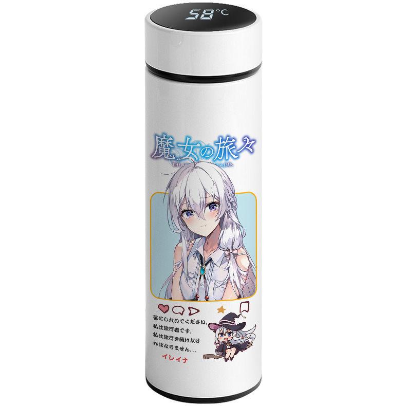 Elaina Smart Thermos Cup Witch Trip Fran Surrounding Water Cup Two-dimensional Anime Personality Display Temperature