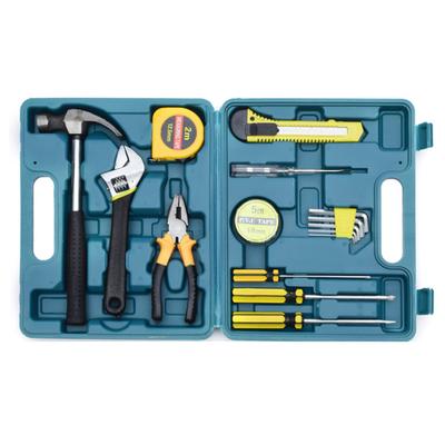 Mini 12Pcs Household Hardware Hand Tool Set Hardware Toolbox Vehicle Emergency Kit Vehicle