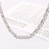 6MM Link Chain Bracelet Necklace Set for Man Waterproof Gold Color 50CM Long Stainless Steel Men's Necklace & Bracelets Jewelry