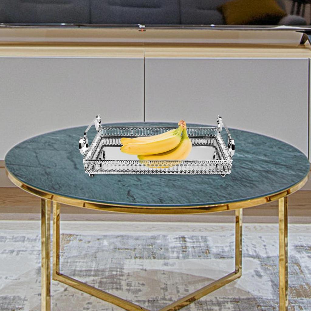 Dekorativt Speilbrett Snacks Servering for Hjemmeinnredning Kommode Bordplate Benkeplate