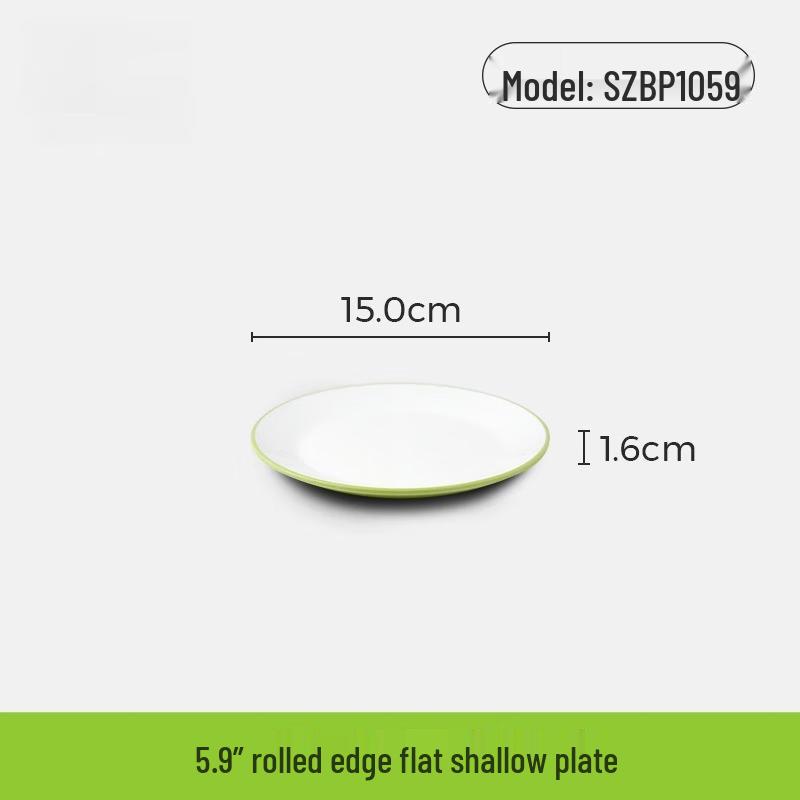 Wuhe 9-Zoll Melamin Suppenteller mit breitem Rand