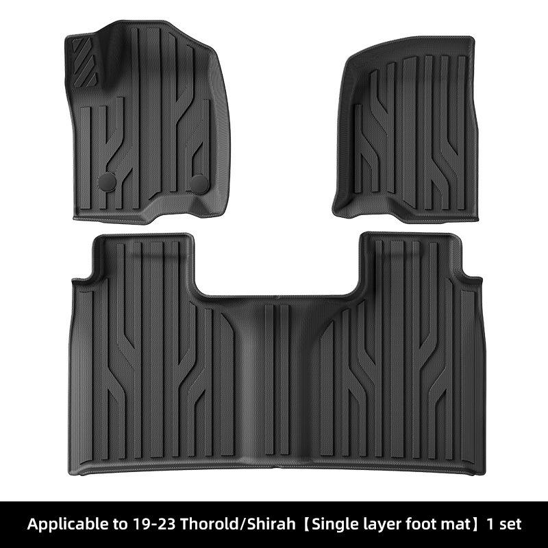 Compatible TPE Floor Mats for 2012-2023 GMC Sierra & Chevrolet Silverado.