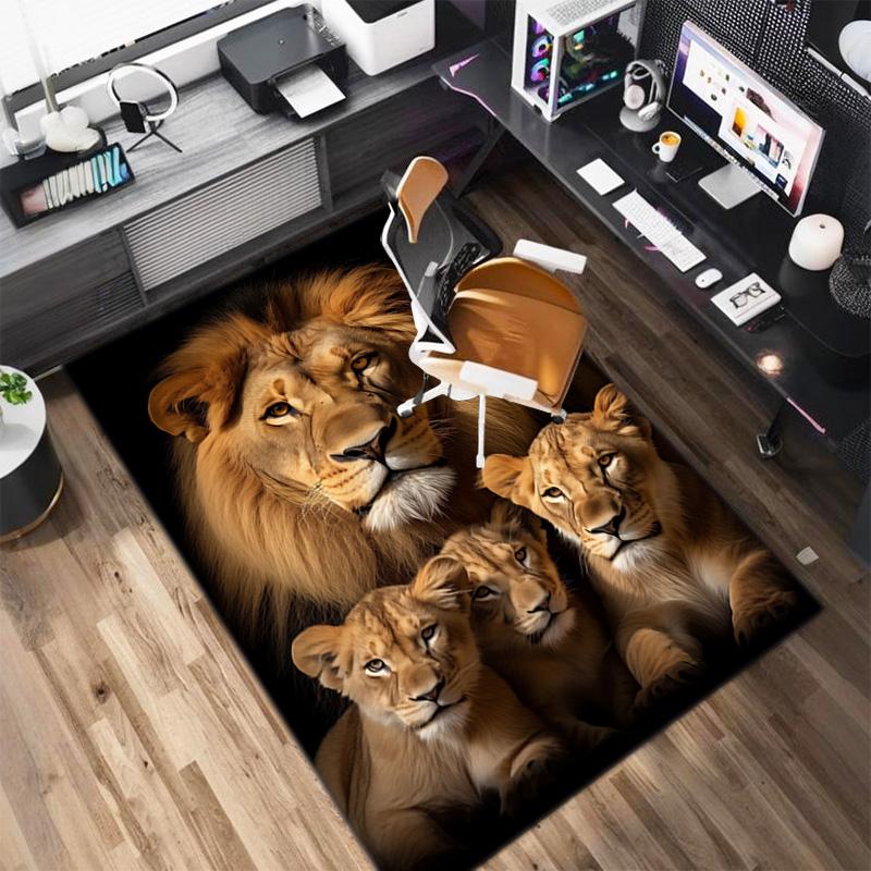 Wild Bears Mountainous Terrain Carpet Is Suitable For Living Room And Bedroom Doormats Office Balcony Decorative Carpet A6