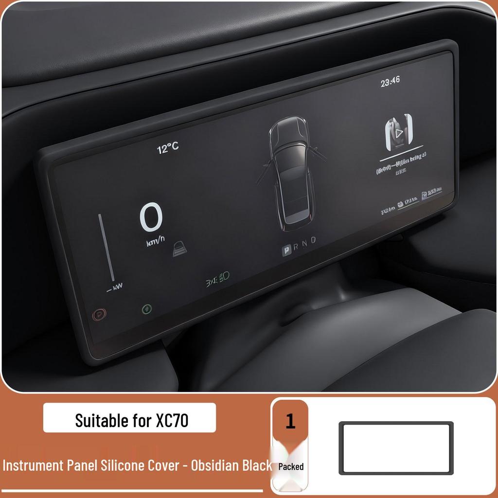 Volvo XC70 Center Console Displayschutz & Navigationsblende Silikonpad - Passend für 26 Modelle