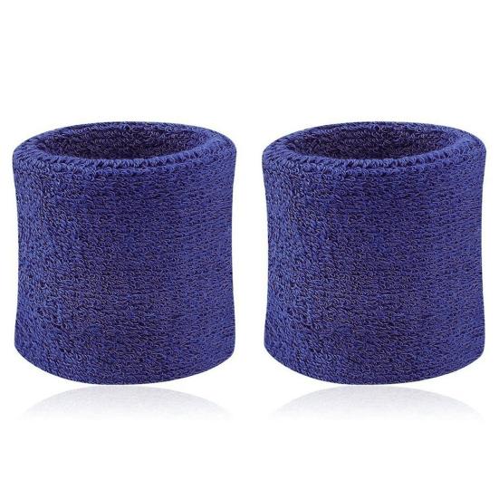 2st Bomullsarmband Armbandsband Svettband Svettband för sporttennis