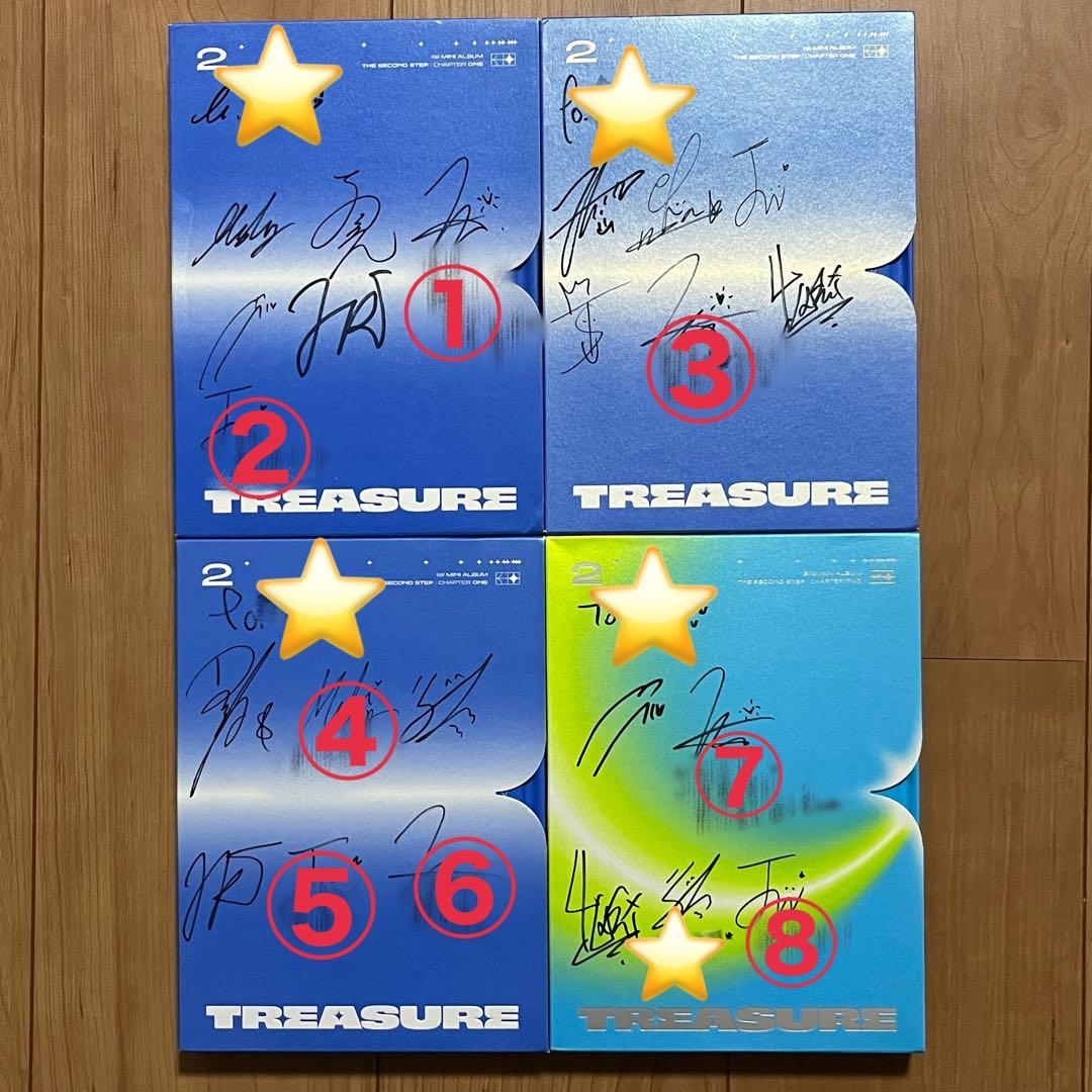 

[USED] Anonymously delivered TREASURE autographed JIKJIN album CD