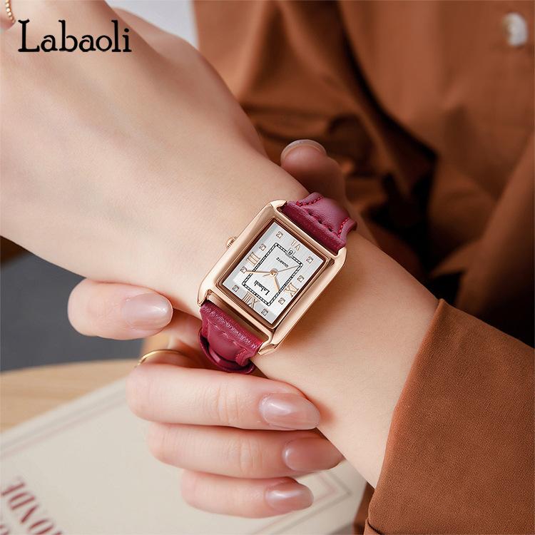 La Baoli Fashion Watch Women'S Square Belt Women'S Simple Business Quartz Watch