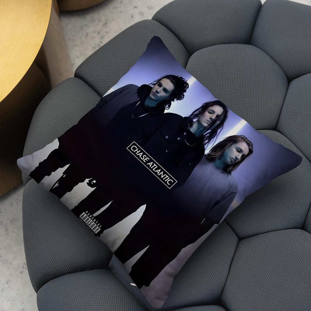 Band C-Chase Atlantic Cushion Cover Reversible Plush Pillow Cover – For car, sofa, bedroom, perfect as a gift.