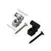 2pcs Electric Guitar Chrome Roller String Trees Retainer Mounting Tree Guide Silvery Black Golden 3 Colors