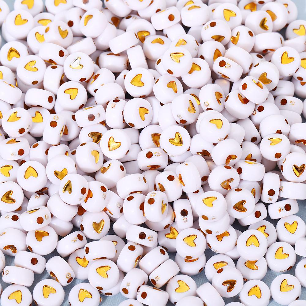 Acrylic Letter Beads for Kids' Jewelry Making – Educational DIY Beading Accessories
