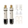 1225 Faucet Cartridge Replacement Kit with Brass Stem Valve Core for Single Handle Kitchen and Bathroom Faucets