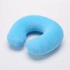 Cross-border Flocking Plush Inflatable Travel Pillow Set - Includes Neck, Backrest, and U-Shaped Pillows.