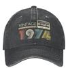 Vintage  1974 Cassette 50th Bithday Gift Baseball Cap for Men Women Trucker Hat 50 Year Old Present Adjustable Fit