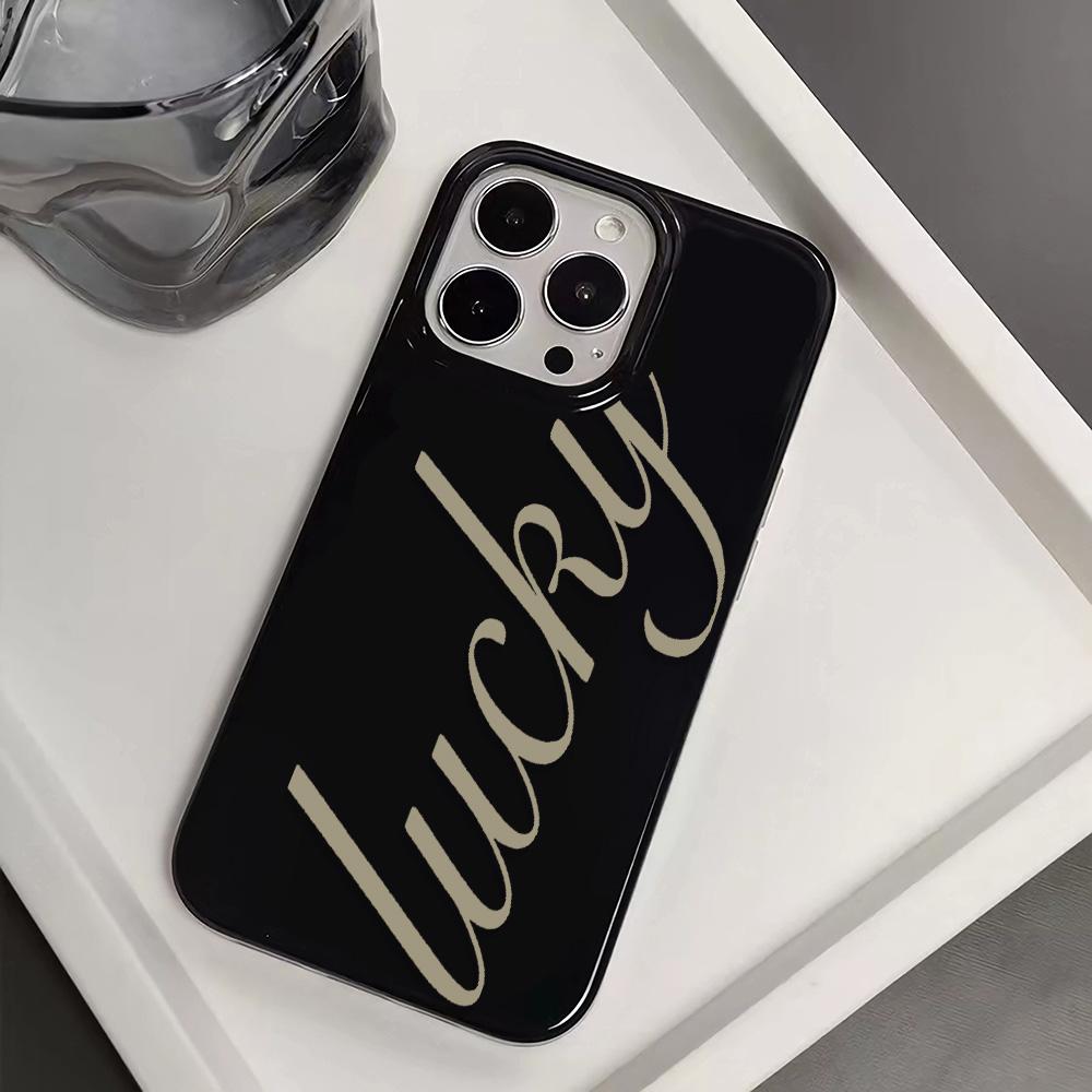 Colour Lucky Phone Case For IPhone 17 16 15 14 Plus 13 12 11 Pro Max XR Cover For Iphone 17 Air Funda Bumber Cover Shell