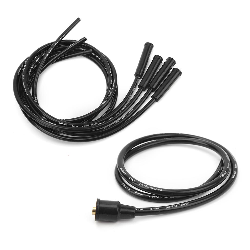 8mm Wire 1m Length High Efficiency Stable Ignition Wire Set for 4 Cylinder Cars
