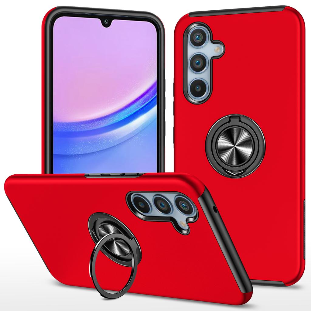 For Samsung Galaxy A15 4G/A15 5G Slim Case PC+TPU Kickstand Phone Cover