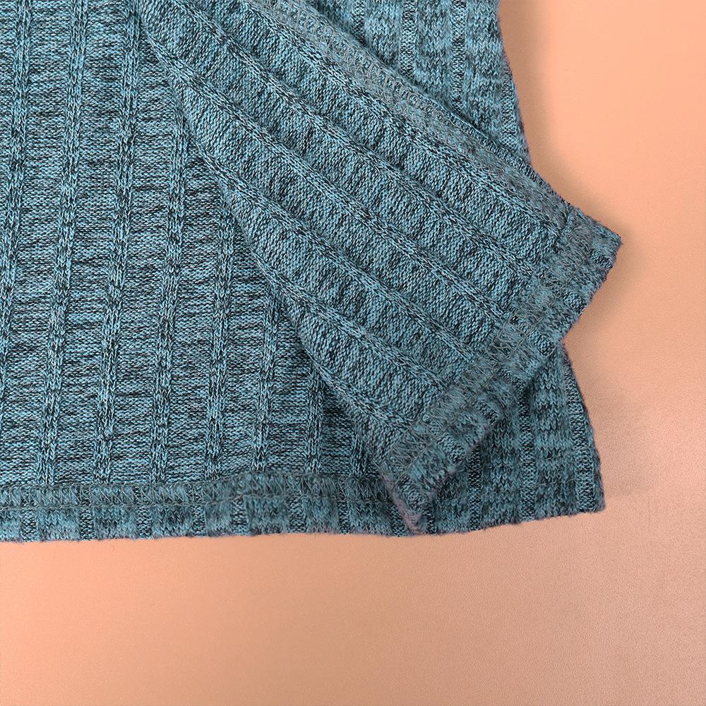 GMXIA Damenmode, lässig, einfarbig, langärmelig, O-Ausschnitt, Blusen und Hemden