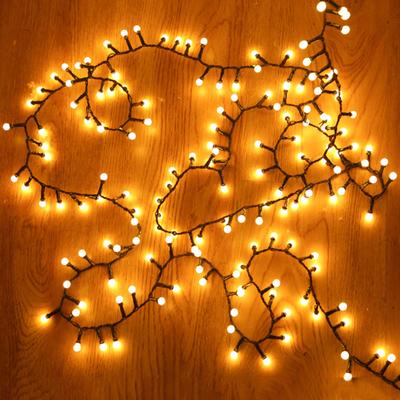 10M 500 LED Firecracker String Light Plug In Cluster Twinkle Lights 8 Modes Fairy Garland Light for Window Wall Outdoor