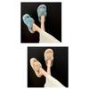 Women's Internet Celebrity Thick-soled Fur Slippers Women's Outerwear 2024 Autumn and Winter Cross Fur Slippers