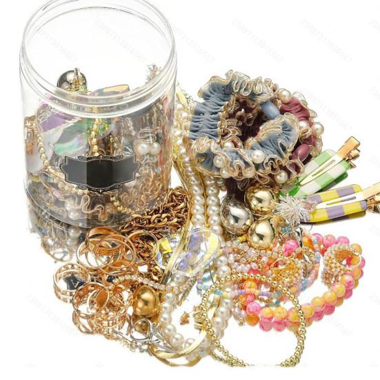 Mystery Jewelry Jar for Women, Vintage Surprise Jewelry Set, Random Mixed Box with Necklaces, Earrings, Rings, Bracelets, Gift for Her